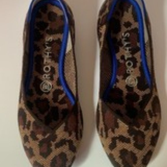 Rothy's Shoes - Rothy's Point Flats: Wildcat Retired Leopard Pattern W8 - Limited Edition New